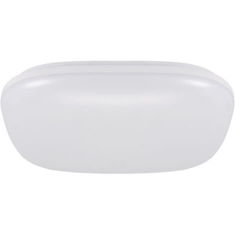 Plafoniera esterna LED bianca quadrata CCT 18/24W IP65 Struhm