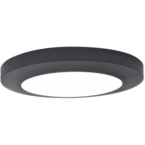 Plafoniera esterna LED Lutec Kayah grigia 30,5cm IP54