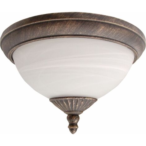 Plafoniera esterna Madrid 2xE27 oro antico IP43 Rabalux