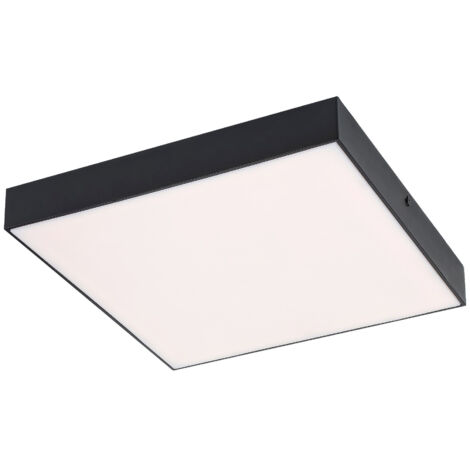 Plafoniera esterna quadrata LED 18W IP44 nera Rabalux