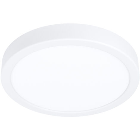 Plafoniera Esterno Contemp Argolis 2 Acciaio Bianco Policarbonato Led D28,5Cm