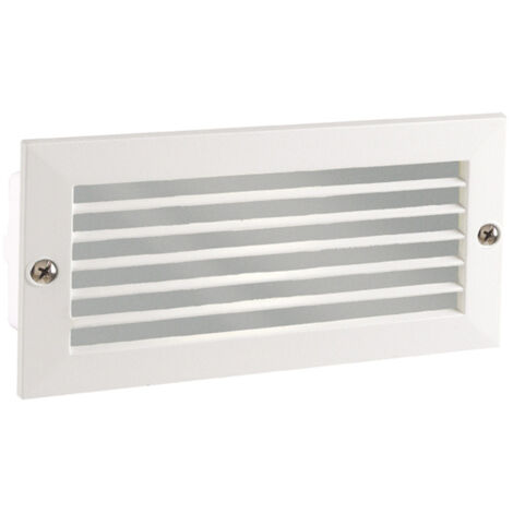 Plafoniera Esterno Contemporanea Peyton Pc Bianco Griglia 1 Luce E27 Ip54