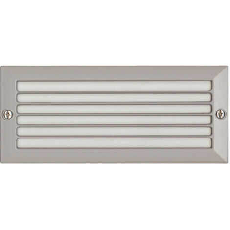 Plafoniera Esterno Contemporanea Peyton Pc Grigio Griglia 1 Luce E27 Ip54