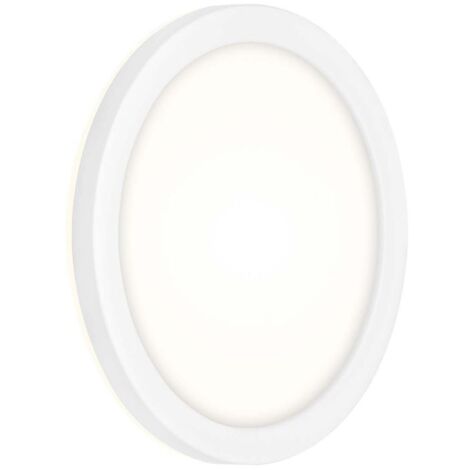Plafoniera Esterno Contemporaneo Frankfurt Plastica Bianco Led 8W 4000K