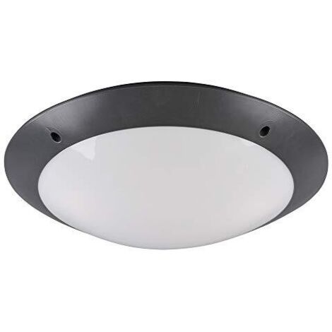 Plafoniera Esterno Soffitto Moderna 5W Nera 33 cm Camaro GD Trio