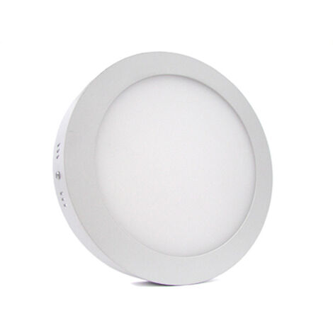 Plafoniera Faretto Led Da Soffitto Muro Parete Rotonda 18W Bianco Caldo Diametro 225mm