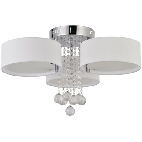 Plafoniera Gambela Light Prestige bianca 3xE27 LED