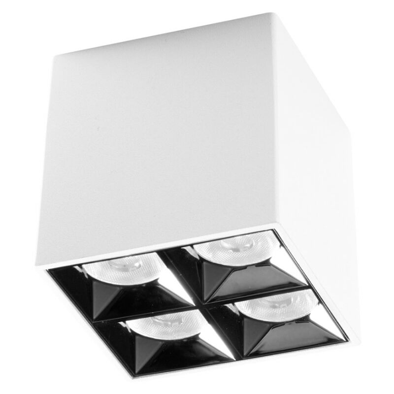 Image of Plafoniera gea led gfa1140 led integrato lampada soffitto moderna, tonalità luce 3000°k (luce calda)