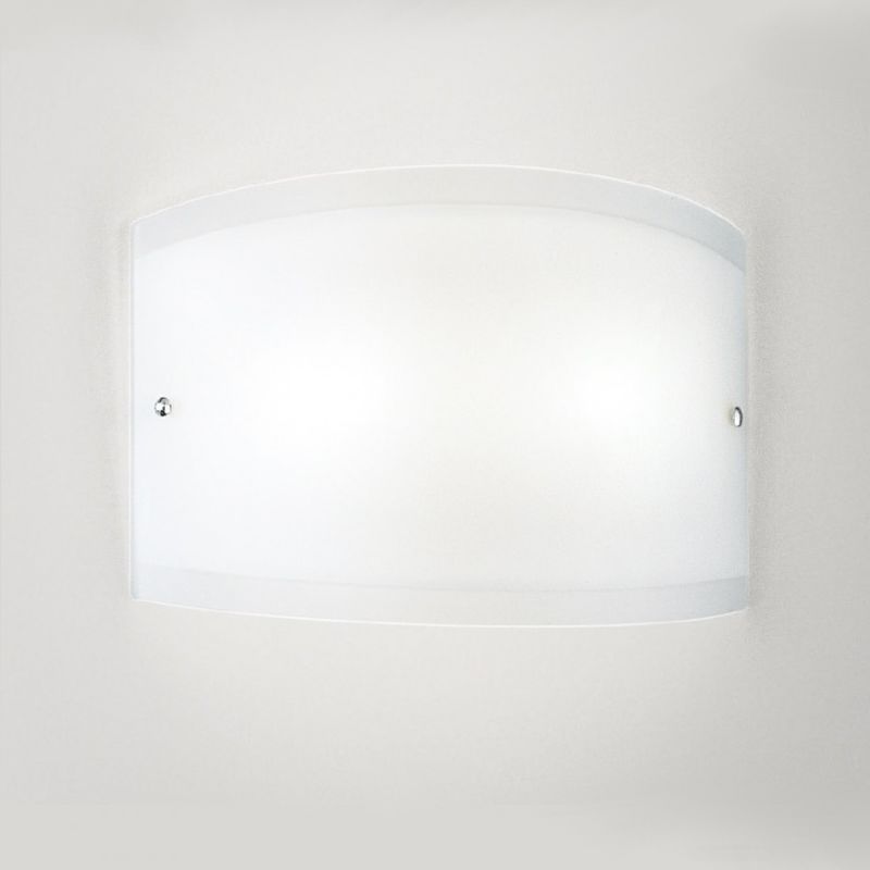 Image of G.e.a.luce - Plafoniera moderna gea luce lecce pp e27 led vetro lampada soffitto parete
