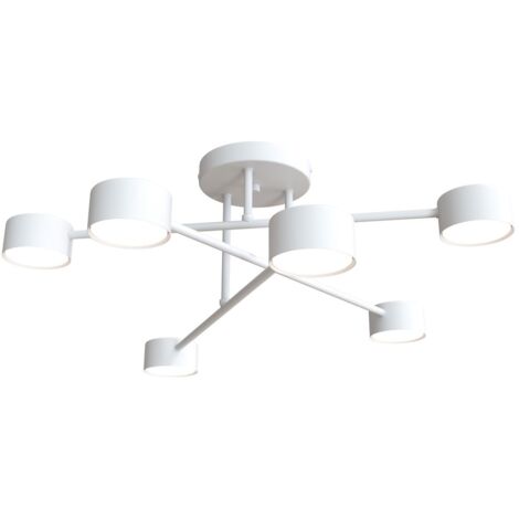 Plafoniera HALO bianca minimalista 60cm 6xGX53 Emibig
