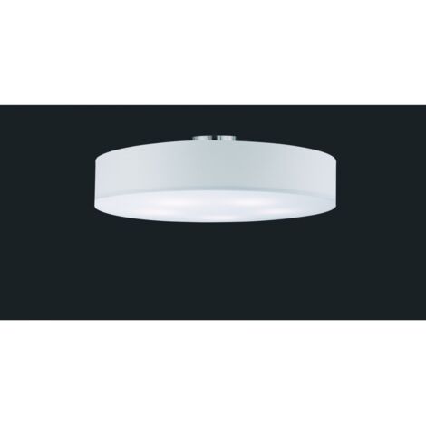 Plafoniera Hotel 5xE27 Paralume Bianco Ø65 cm Trio Lighting