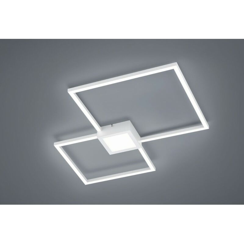 Image of Iperbriko - Plafoniera Hydra Design Quadrati Bianco Led 4000k Trio Lighting