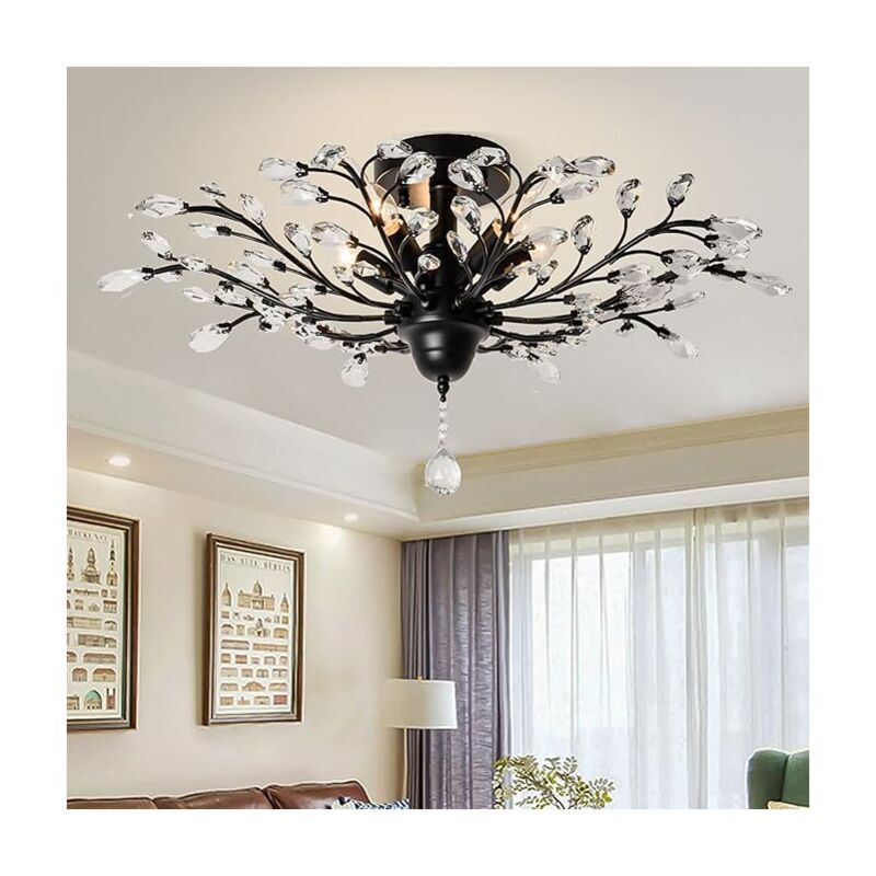 Ganeed - Plafoniera in cristallo lampadario