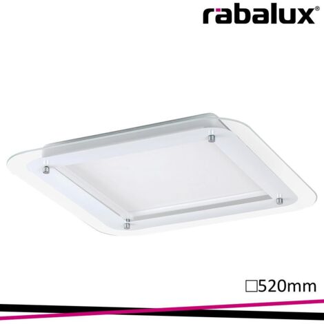 Plafoniera incasso LED quadrata 52cm 22W bianca Rabalux