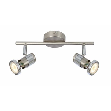 Plafoniera industriale Reality Emina 2, 2xGU10 grigia