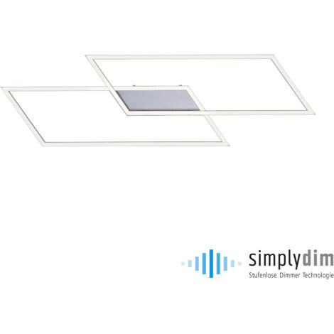 Plafoniera INIGO LED 30W argento Paul Neuhaus 8193-55
