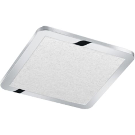 Plafoniera Interno Parete Soffitto Led Quadrata Cromo Cristallo Cesar GD Trio