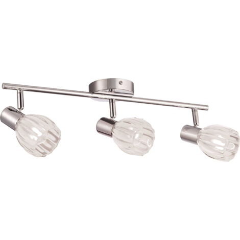 Plafoniera Kaja EMBO K-8001/3 cromo cristallo 3xE14