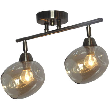 Plafoniera Kaja Endo K-JSL-1292/2W 2xE27 ottone patinato