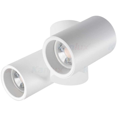 Plafoniera Kanlux BLURRO bianca 2xGU10 in alluminio