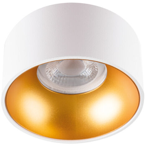 Plafoniera Kanlux Mini Riti GU10 bianco oro 27576