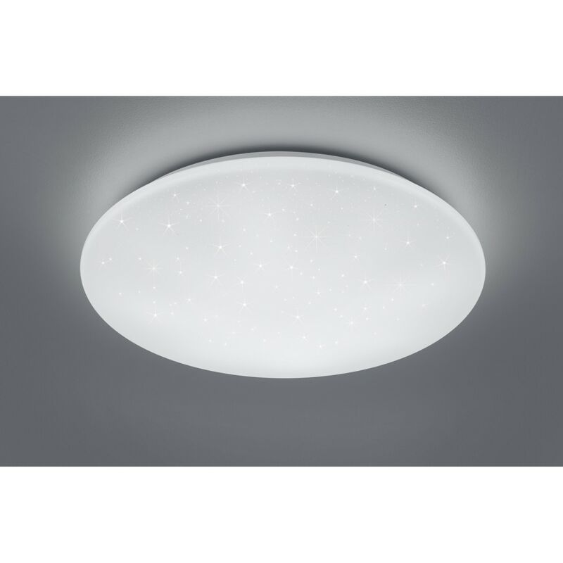 Image of Plafoniera Kato Led Dimmerabile Bianco Effetto Stelle Scintillanti Ø60 cm Trio Lighting