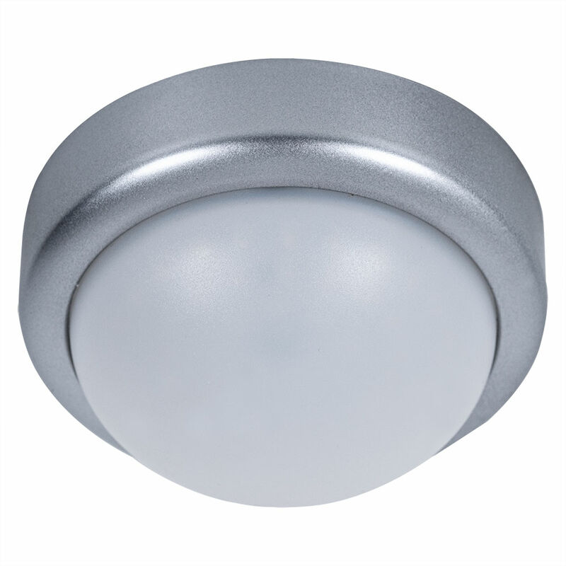 Plafoniera lampada da corridoio lampada da cucina lampada da soffitto a led bianco argento, 3.12W 380lm 4000K, PxH 12x6 cm