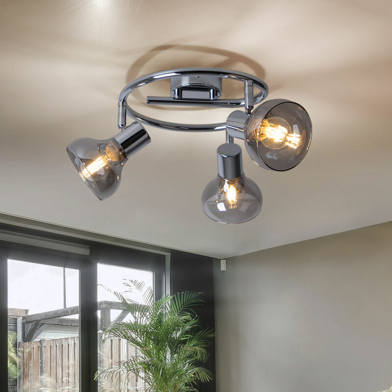 Image of Plafoniera lampada da pranzo lampada da soffitto lampada da sala da pranzo lampada da soggiorno lampada da cucina, faretti mobili 3 lampadine,