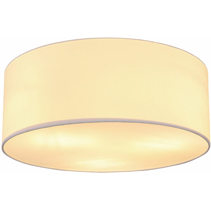 Image of Etc-shop - Lampada da soffitto in tessuto bianco altoparlante bluetooth illuminazione soggiorno