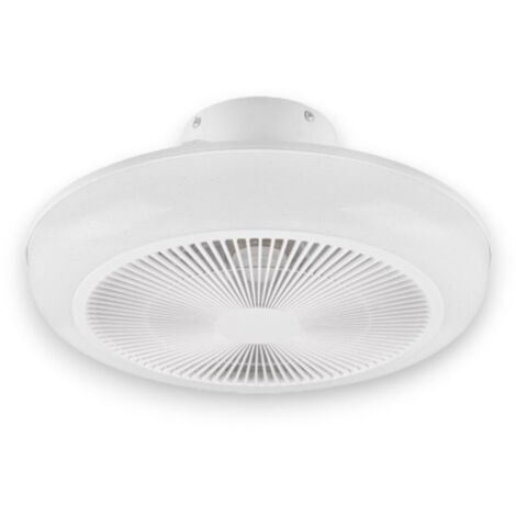 Plafoniera lampadario Ø46 cm con luce led effetto stelle e ventilatore integrato Mjolby Trio Light
