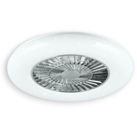 Plafoniera lampadario led effetto stellato 40W con termoventilatore integrato aria calda e fredda Visby