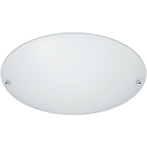 PLAFONIERA LANA VETRO SATINATO E27 D 25 CM- 1,0 pz
