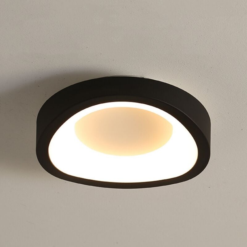 Image of Plafoniera led 10W Lampada da Soffitto Moderno Semplice Illuminazione Soffitto Rotonda - Luce Bianco Caldo