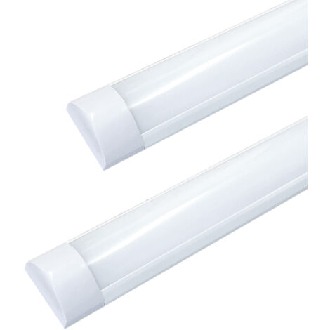 Plafoniera LED 120cm 36w 220v smd bordo Bianco P55-36WLuce Neutra Naturale 4200k