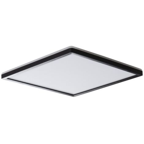 Plafoniera LED 12,3W quadrata 22,5cm nera IP54 3CCT