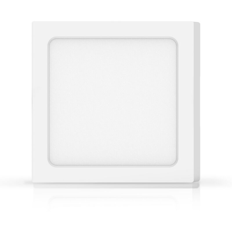 Image of Aigostar - Plafoniera Led slim 12W Bianca Quadrata Bianco neutro 4000K