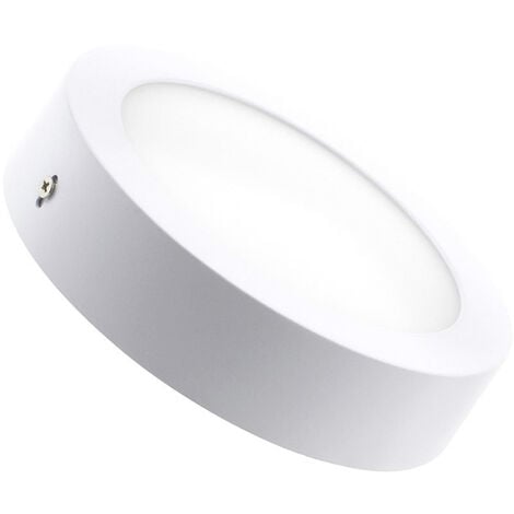 SILAMP Plafoniera LED 18w diametro 225 mm applique rotonda da muro, soffitto PL2-18W Luce Fredda 6400k