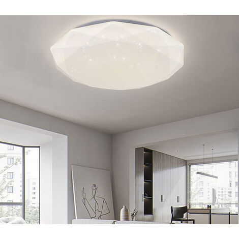Plafoniera LED 18W Luce Fredda Diamante Effetto Cielo Stellato Applique BTL-801