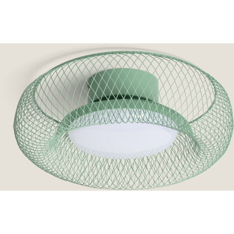 Plafoniera LED 18W Metallo CCT Selezionabile Zeiryn S Verde