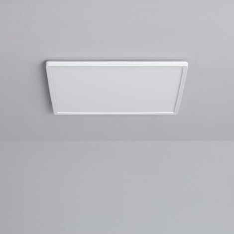 LEDKIA Plafoniera LED 24W Quadrata CCT 420x420 mm Doppia Luce SwitchCCT Selezionabile (Caldo-Naturale-Freddo)