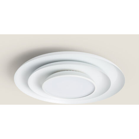 Plafoniera LED 26W Circolare Metallo Ø400 mm CCT Selezionabile Telmor Bianco