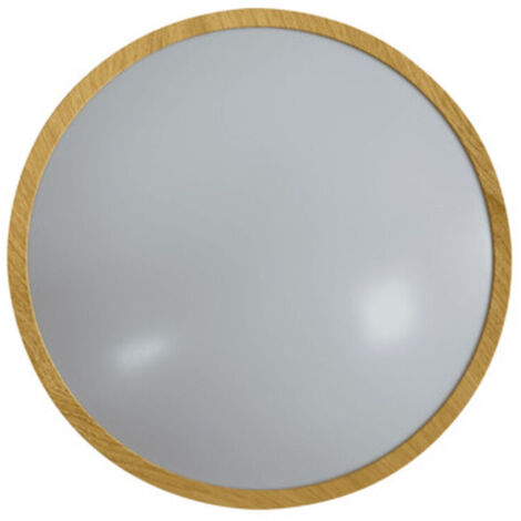 Plafoniera Led 36w Cct Round Wood Silver Hydra 490511