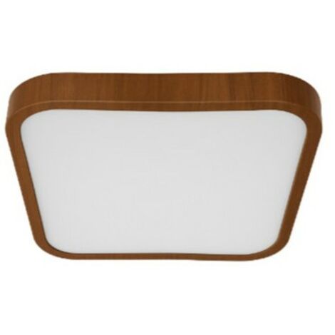 Plafoniera Led 36w Cct Square Wood Silver Hydra 490520