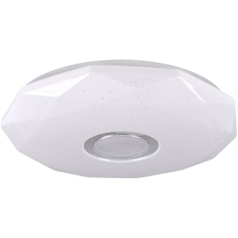 Plafoniera LED 39cm CCT dimmer telecomando Polux Diamond