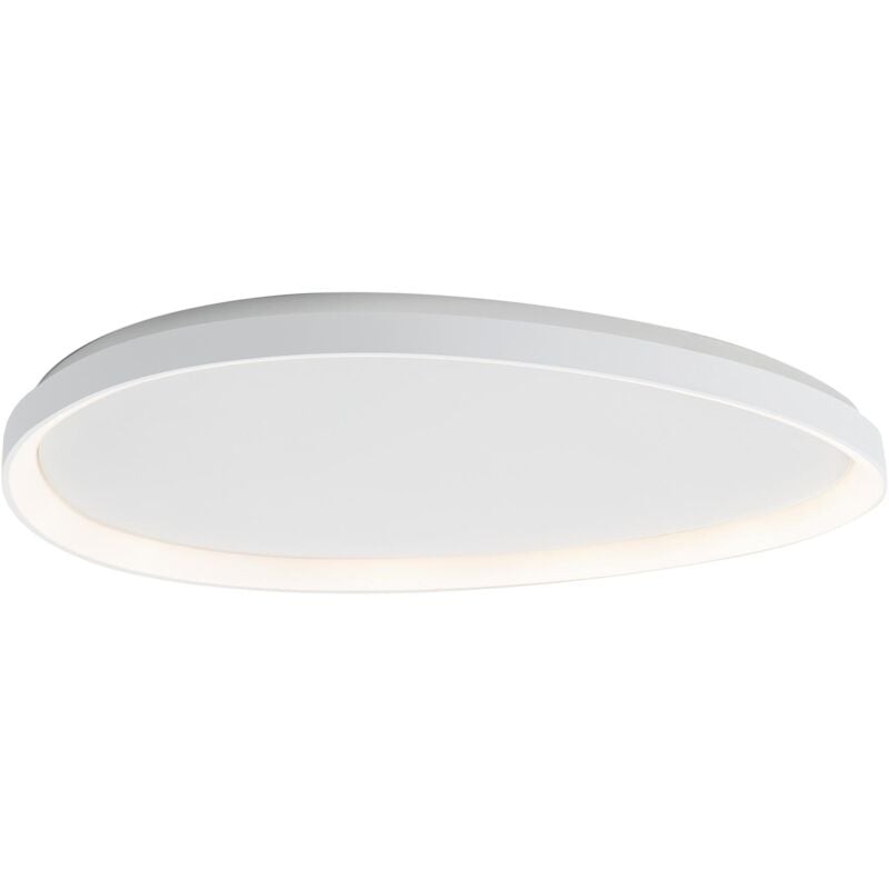 Plafoniera led a sospensione o soffitto 3000k 30w bianca rossini lou004b