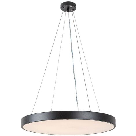 Plafoniera LED 60W dimmer telecomando Tesia Rabalux nera