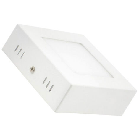 Plafoniera LED 6w lato 120mm applique quadrata da muro, soffittoLuce Calda 3000k