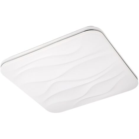 Plafoniera LED 72W quadrata 43cm CCT telecomando Polux