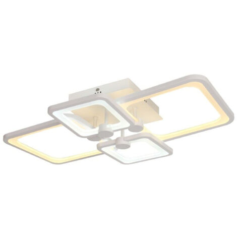 PLAFONIERA LED 74W DIMMERABILE  CON TELECOMANDO CORPO BIANCO IP20