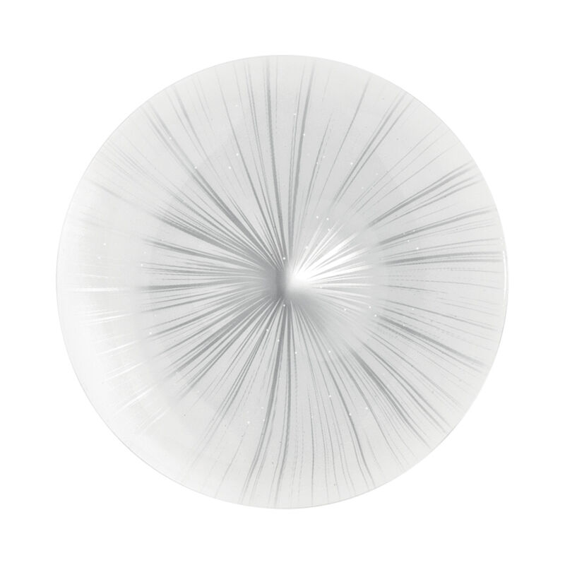 Image of Luce Ambiente E Design - Plafoniera led agora in acrilico bianco 18W con funzione cct 30 cm. - Bianco, Argento